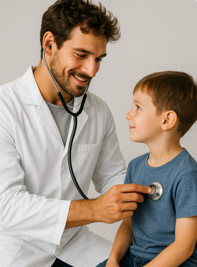 Doctor examinando